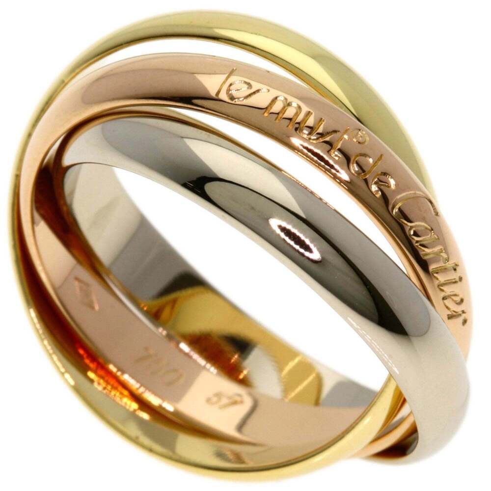 CARTIER 18k Gold Trinity Ring #57